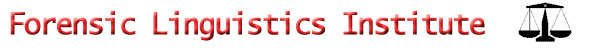 The Forensic Linguistics Institute